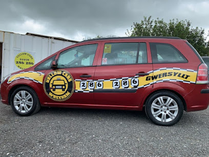 Gwersyllt Yellow TAXI Cars