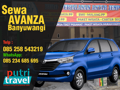 Travel Banyuwangi Surabaya, Jember, Malang, Denpasar, Madura PP - Putri Travel Banyuwangi