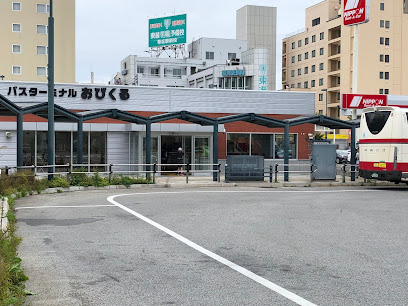 Obihiro Station Bus Terminal information desk for Sapporo