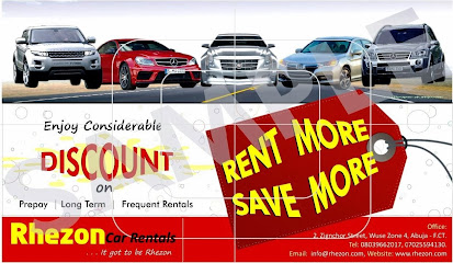 Rhezon car rental/hire/lease abuja, Nigeria