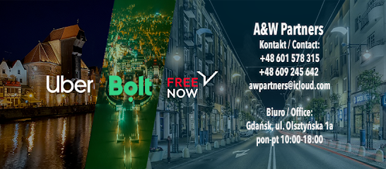 A&W Partners Sp. z o. o. Partner Bolt Uber Freenow Gdańsk